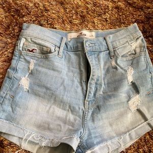 High waist Hollister denim shorts